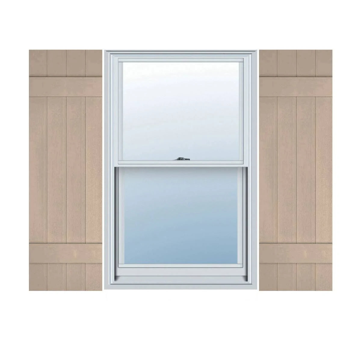 Board-n-Batten Shutters with Shutter-Loks (Per Pair) D95011