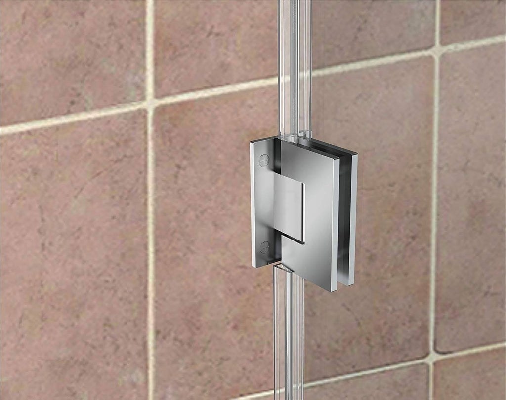 72x22 High x 28x22 Wide Frameless Shower Door Chrome O131