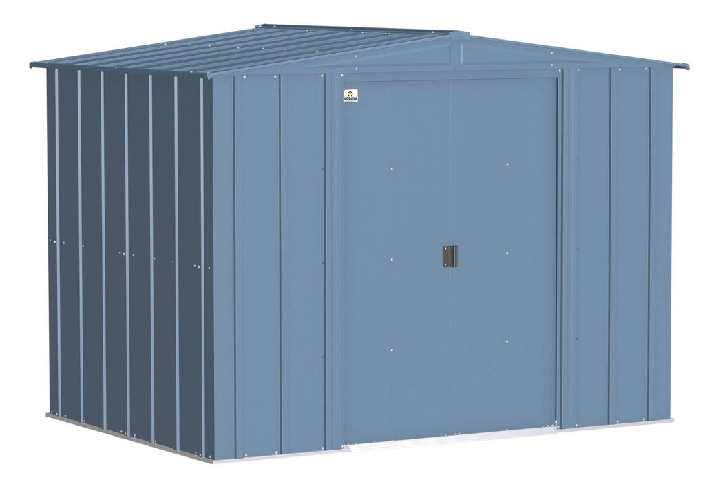 Blue Grey Steel Storage Shed R1945
