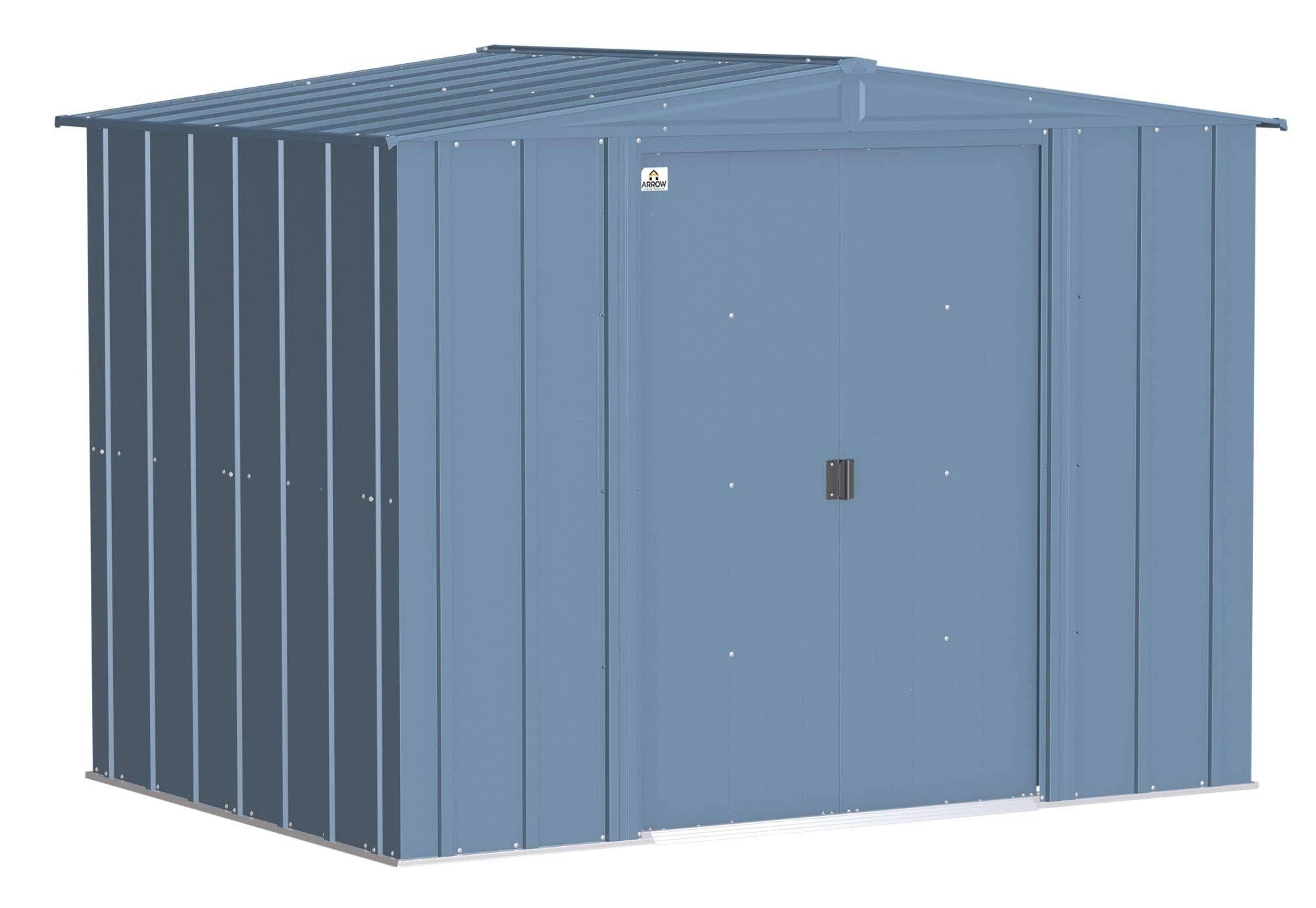 Blue Grey Steel Storage Shed R1945