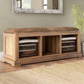 Solid Wood Hall Storage Bench X13773