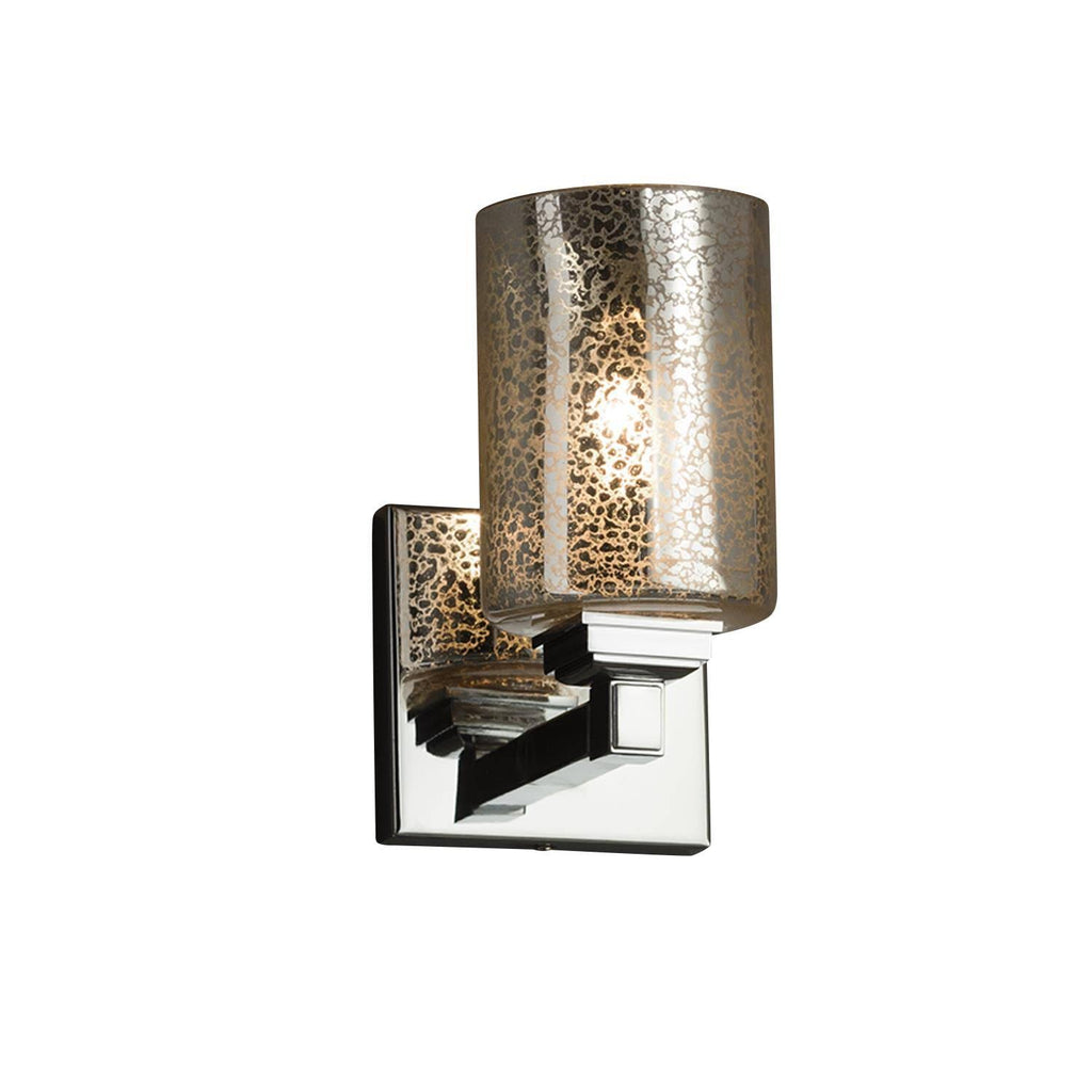 1 Light Wall Sconce Dedicated LED Polished Chrome Finish R6881