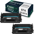 2-Pack Black 87A Compatible Toner Cartridge O931