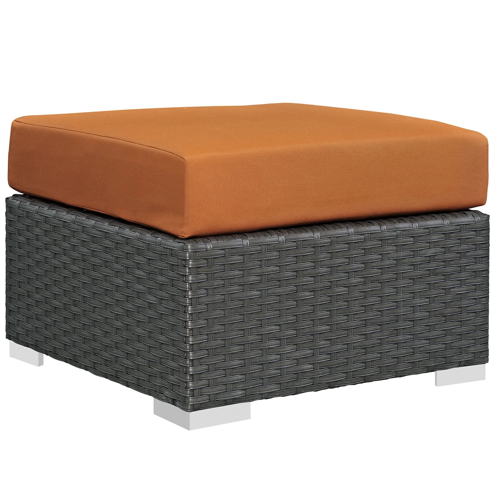 Orange Rattan 10 PCS Sectional Sofa Set C64331