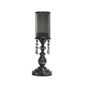 Black Crystal Candle Stand G20911