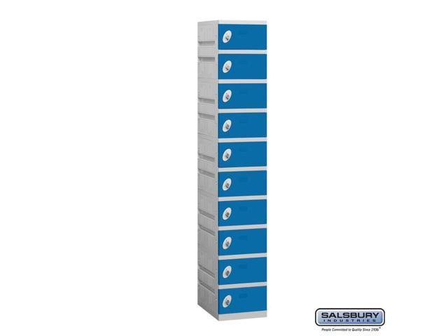 Tan Plastic Locker, 73 Inches High, 18 Inches Deep, Unassembled R6883