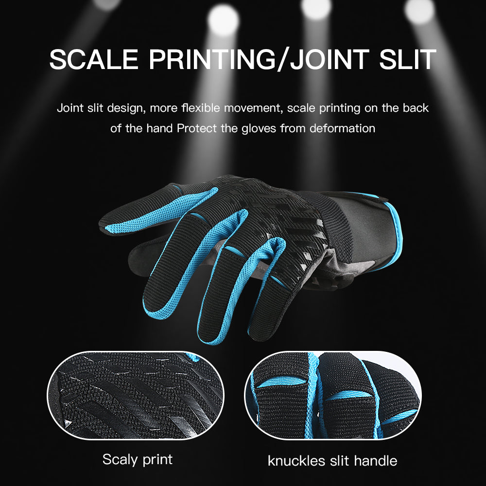 Full Finger Breathable Gel Pad Cycling Gloves D146362