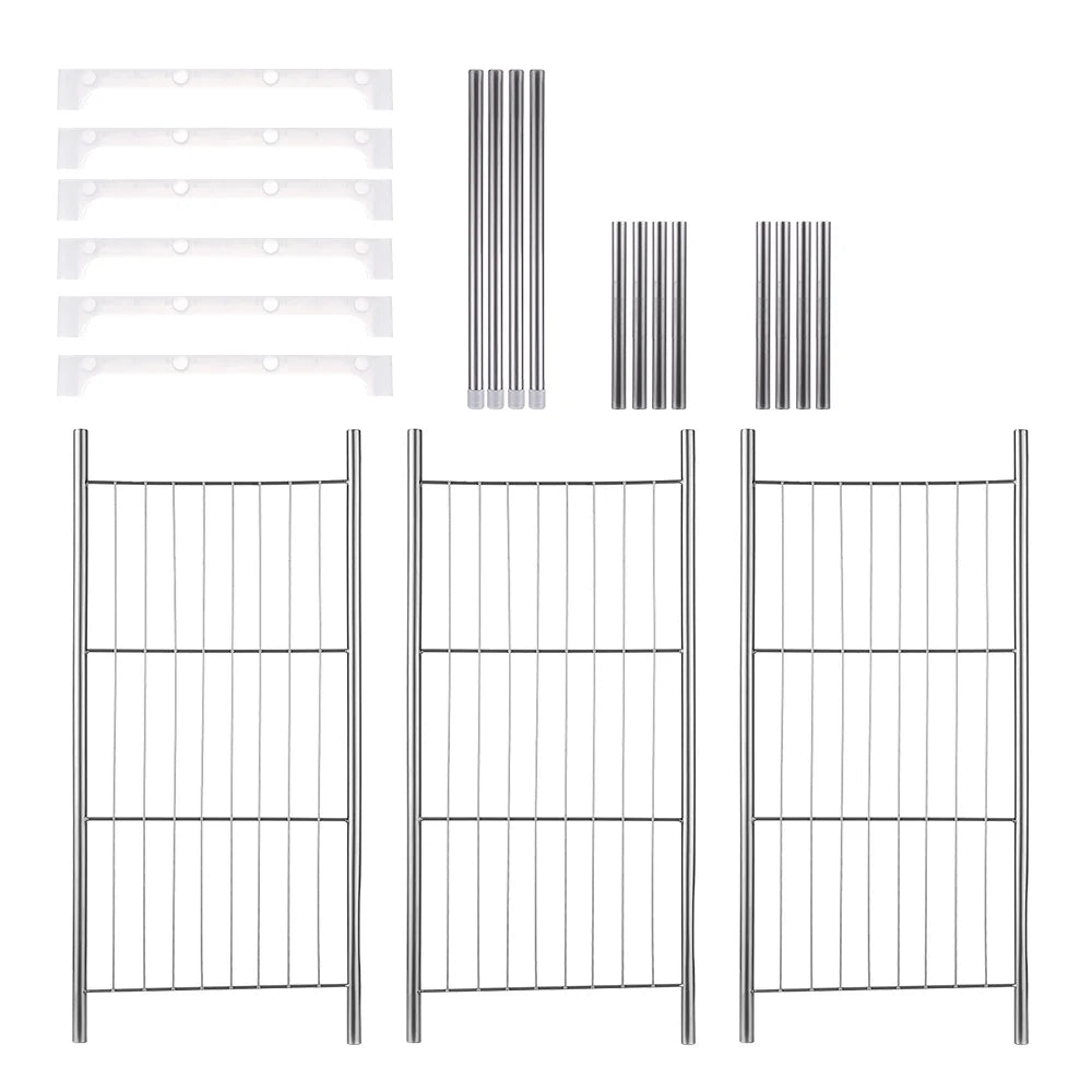 3-Tier Kitchen Storage Shelf Rack Microwave Oven Shelving Unit J6725