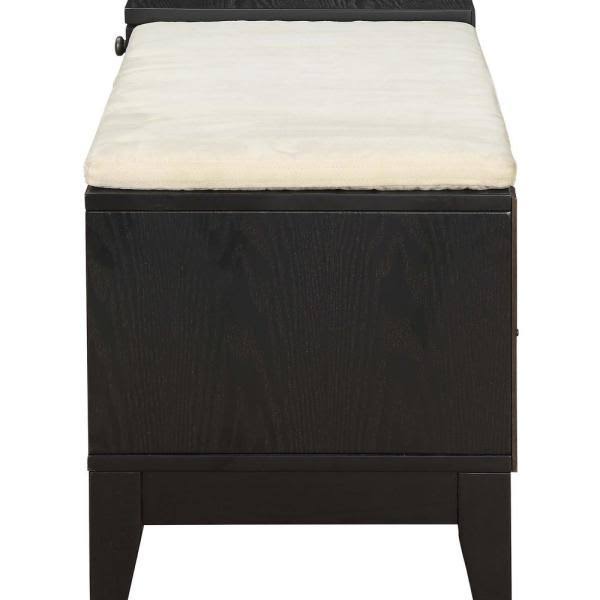 Black Storage Bench T856