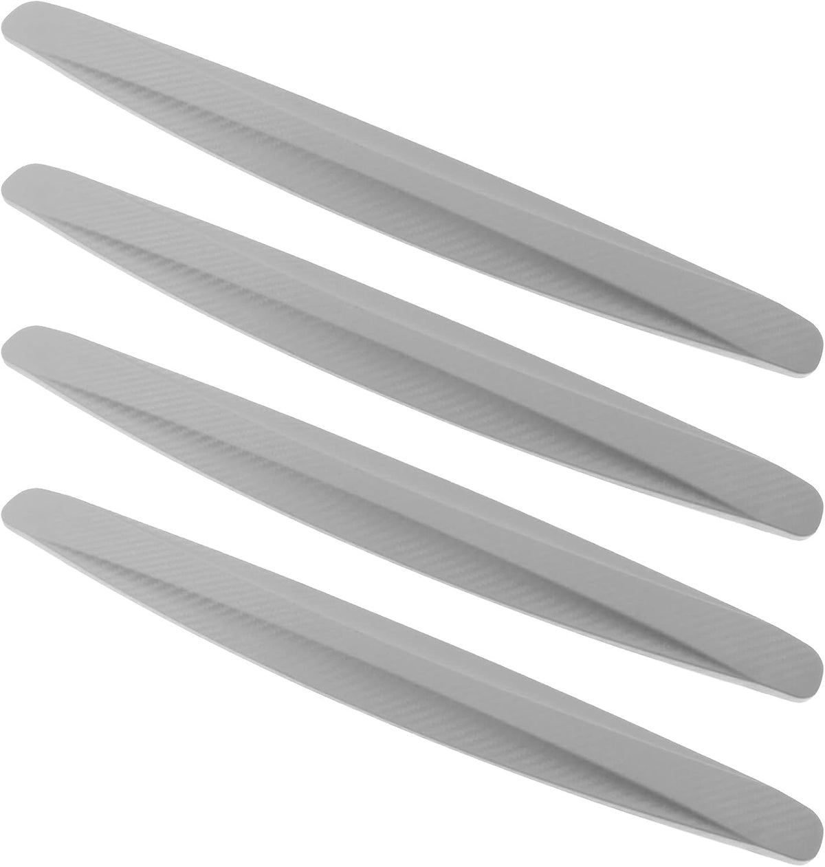 4 Pack Red Rubber Car Bumper Protector Guard Strips A7080