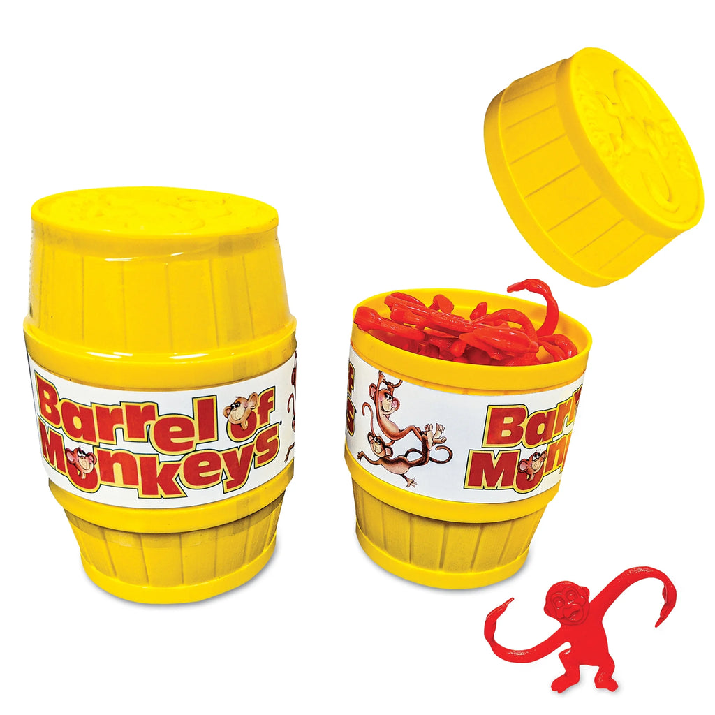 Barrel of Monkeys Game with 15 Plastic Monkeys D14807