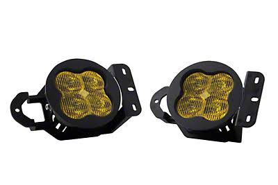 Yellow SAE LED Fog Light Kit H293008