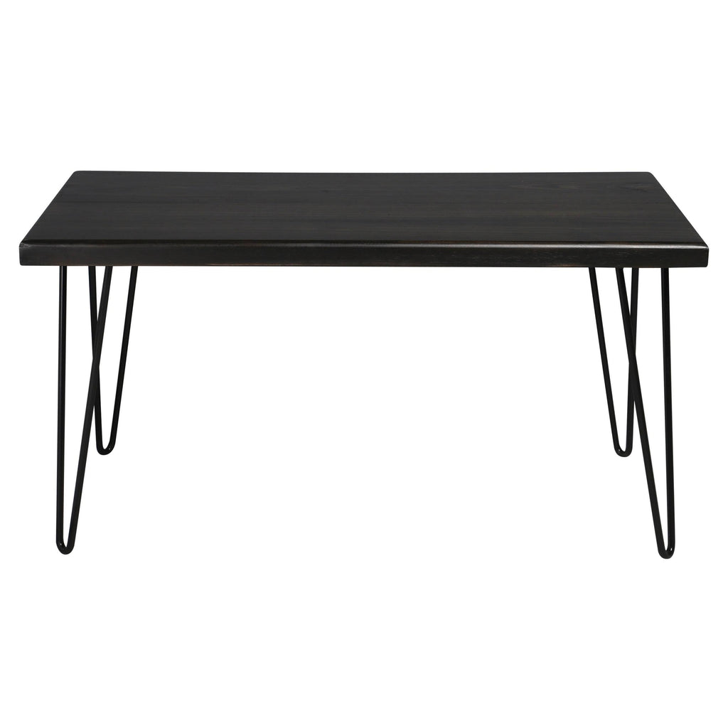 Dark Brown Wood Bench L326