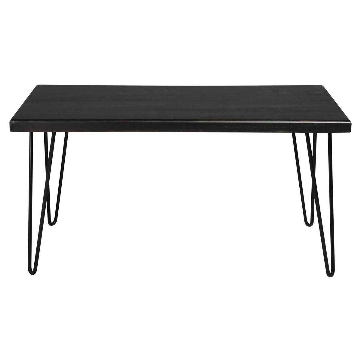 Dark Brown Wood Bench L326