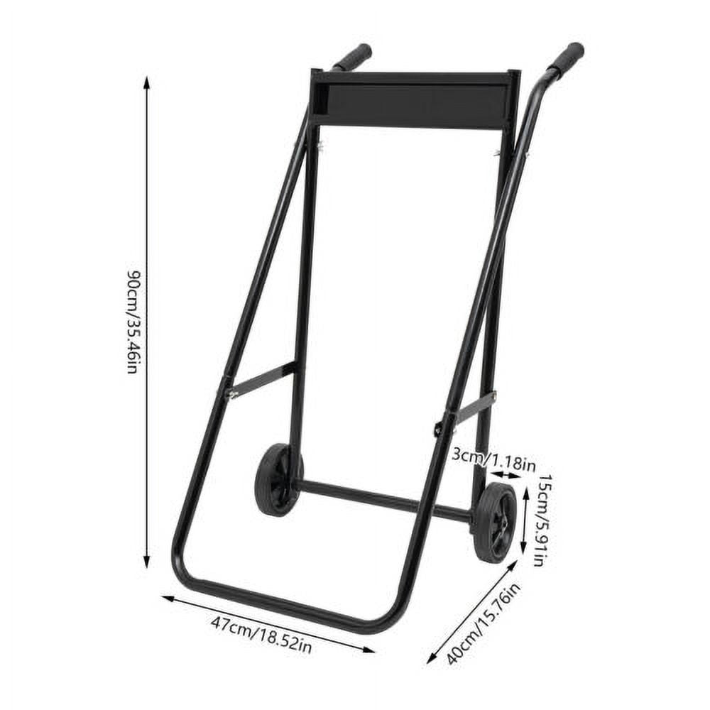 Heavy Duty Outboard Motor Trolley Stand Engine Carrier Dolly Q396
