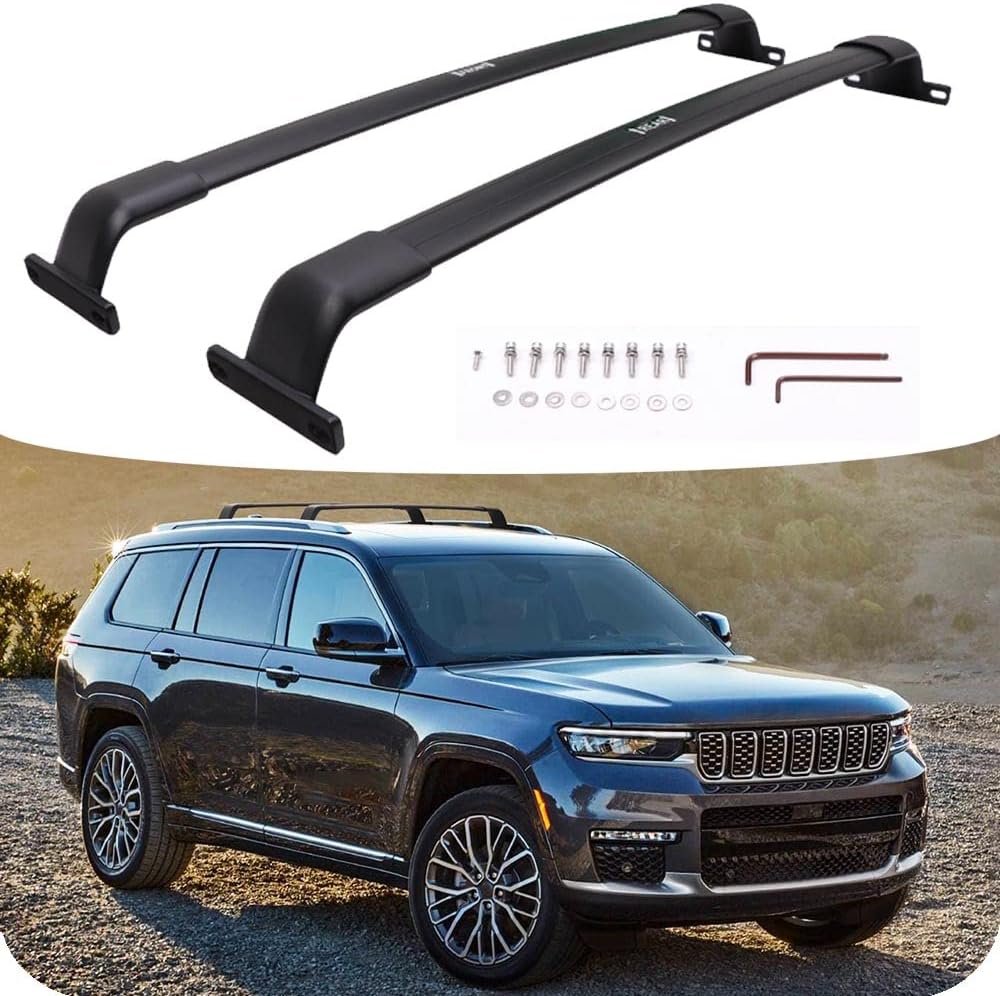 Cross Bar for Jeep Grand Cherokee L 2021 2022 Rooftop Rack Rails Cargo Bar X4633
