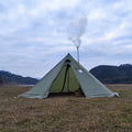 Camping Hot Tent 4-6 Person Tipi Tent with Stove Jack R1135