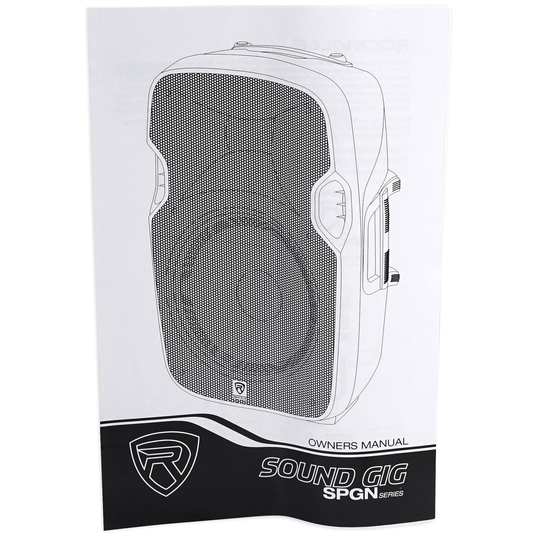 12x22 Passive 1200W DJ PA Speakers with Stands and Cables V63117