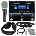 Acoustic Vocal and Acoustic Guitar Effect Processor Pedal Bundle with Mic S43029