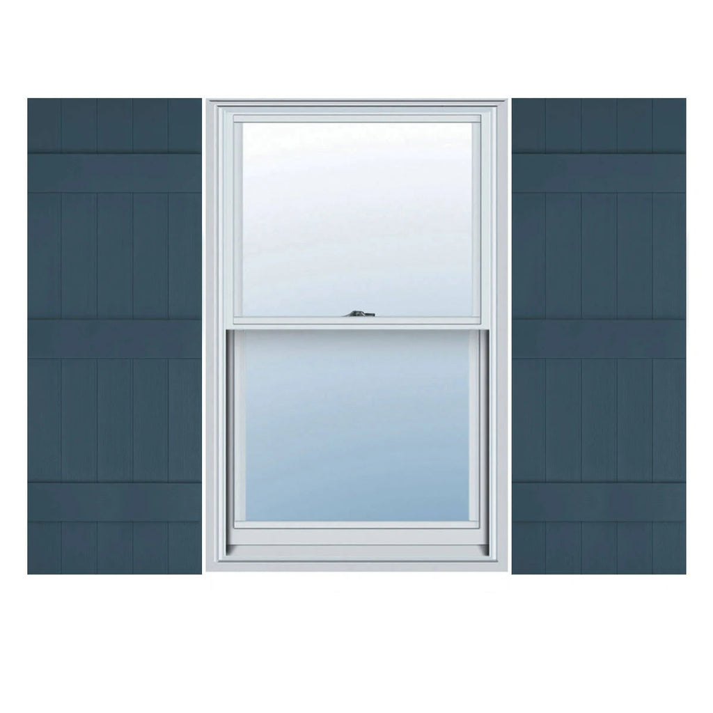 Board-n-Batten Shutters with Shutter-Loks (Per Pair) K3582