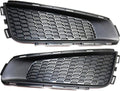 Textured Black Fog Light Cover Pair for Cadillac ATS 2013 2014 E631151