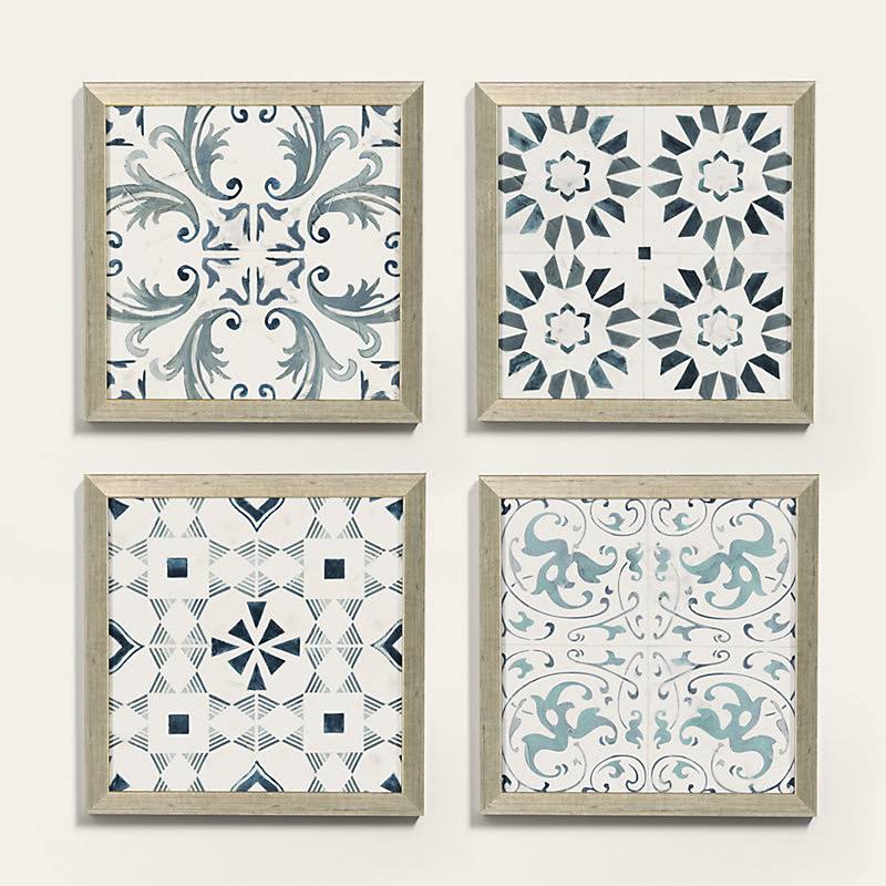 Patterned Tile Art M437