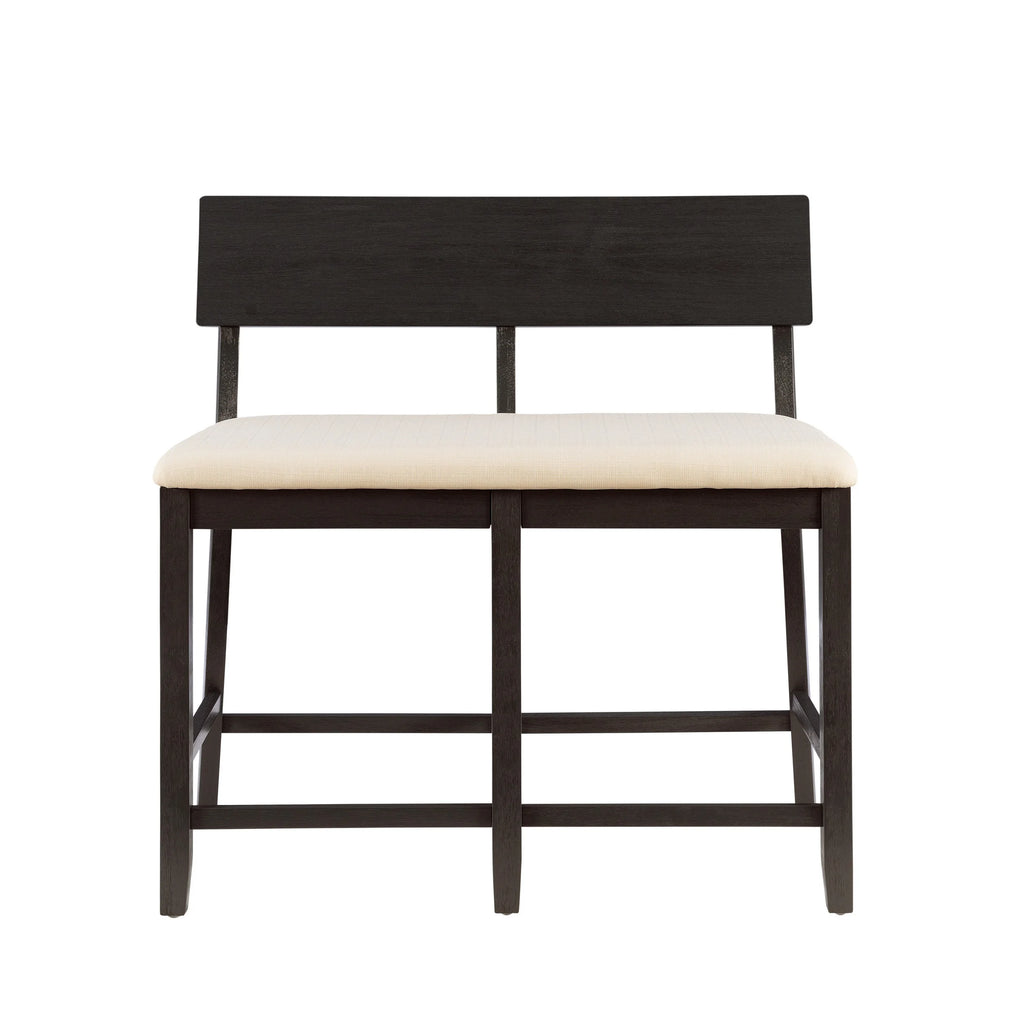 Dark Charcoal Counter Height Dining Bench I1546