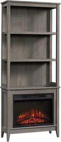 Vintage Oak Finish Library Fireplace A908282