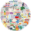 100pcs Inspirational Stickers for Water Bottles I3329