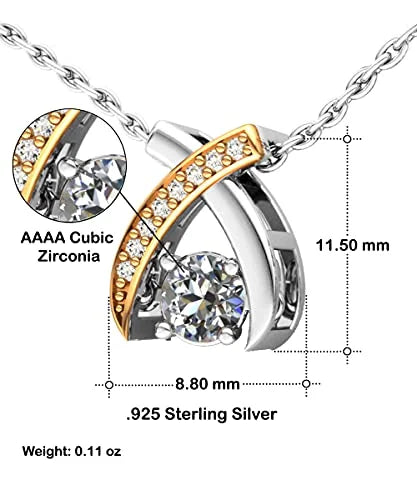 Wishbone Dancing Necklace A800872
