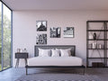 Black and White 4 Panels Giclee Canvas Prints R849