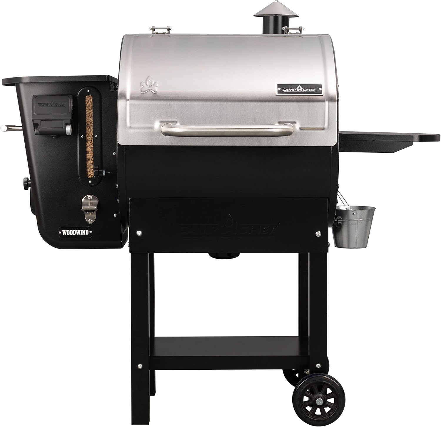 24 in. WIFI Woodwind Pellet Grill & Smoker, Stainless Steel, 811 sq in Cooking Surface P622415