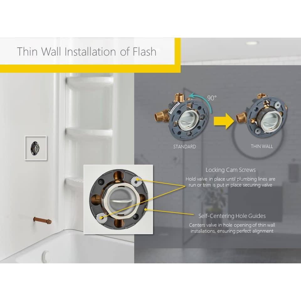 Polished Chrome Shower Trim Package S1119