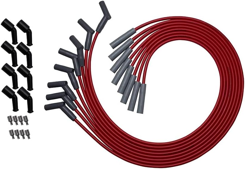 Red LSx Spark Plug Wire Set Pack of 2 H3800