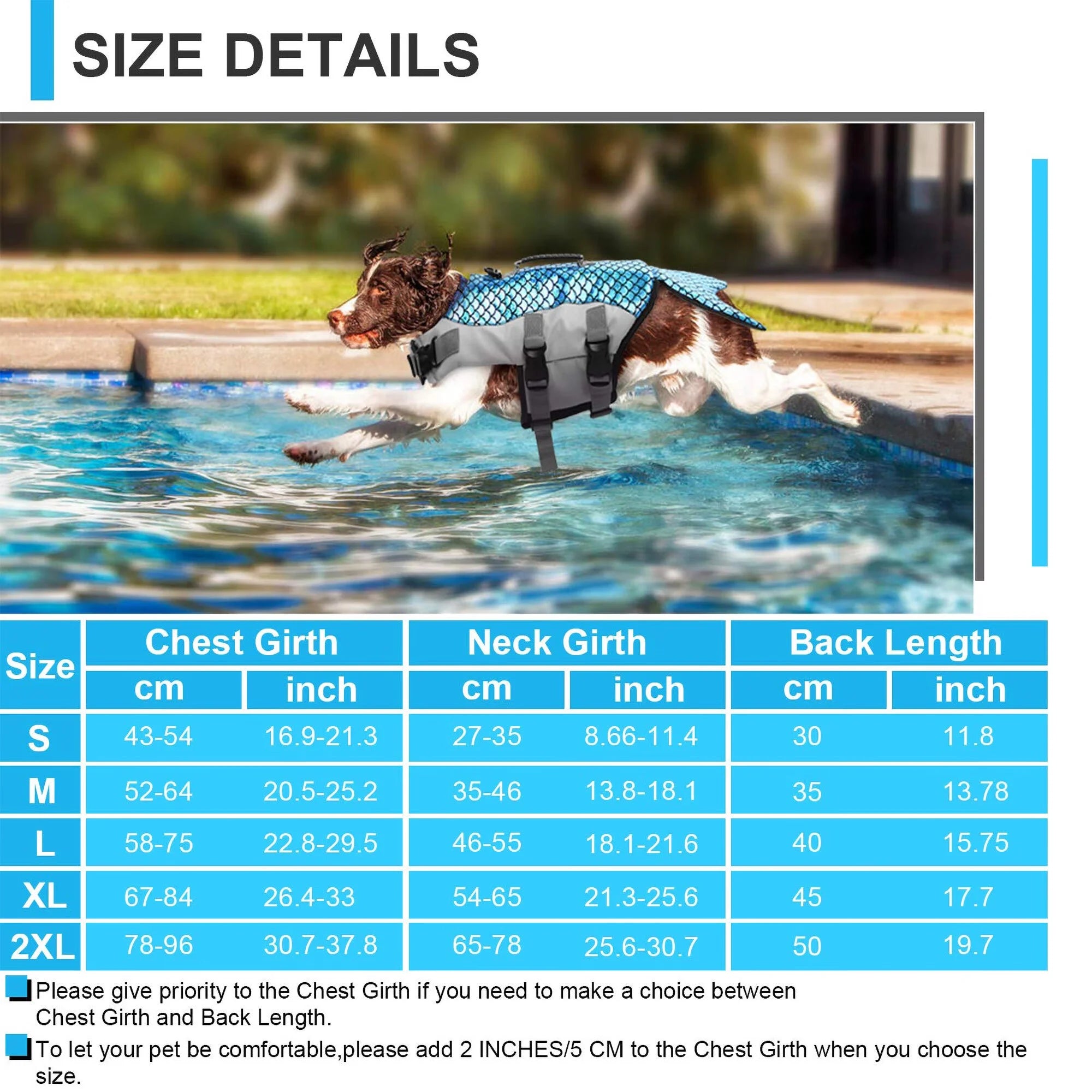 Reflective Dog Life Jacket with Rescue Handle Z4943