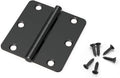 Matte Black 3.5 Inch X 3.5 Inch Interior Door Hinges Pack of 24 H34289
