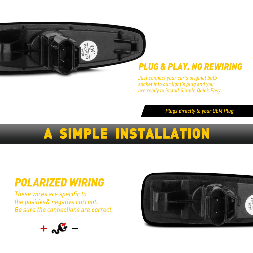 Smoked Lens LED Side Marker Lights A507