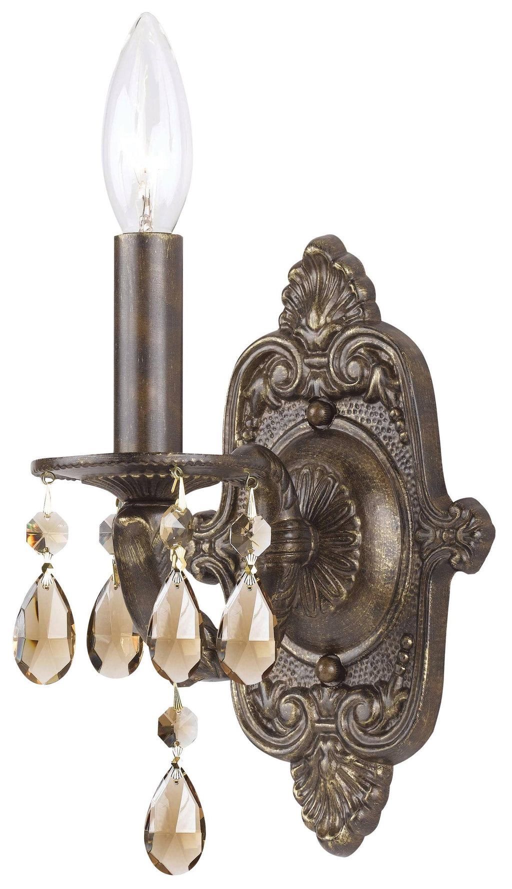 White Crystal Sconce S535362