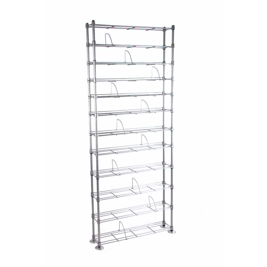 12 Multimedia Silver Shelving Organizer O16815