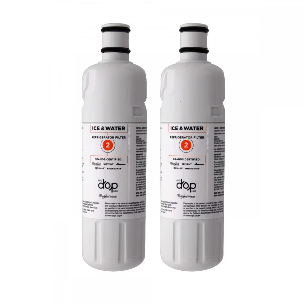 2 Pack Refrigerator Ice & Water Filter U337338