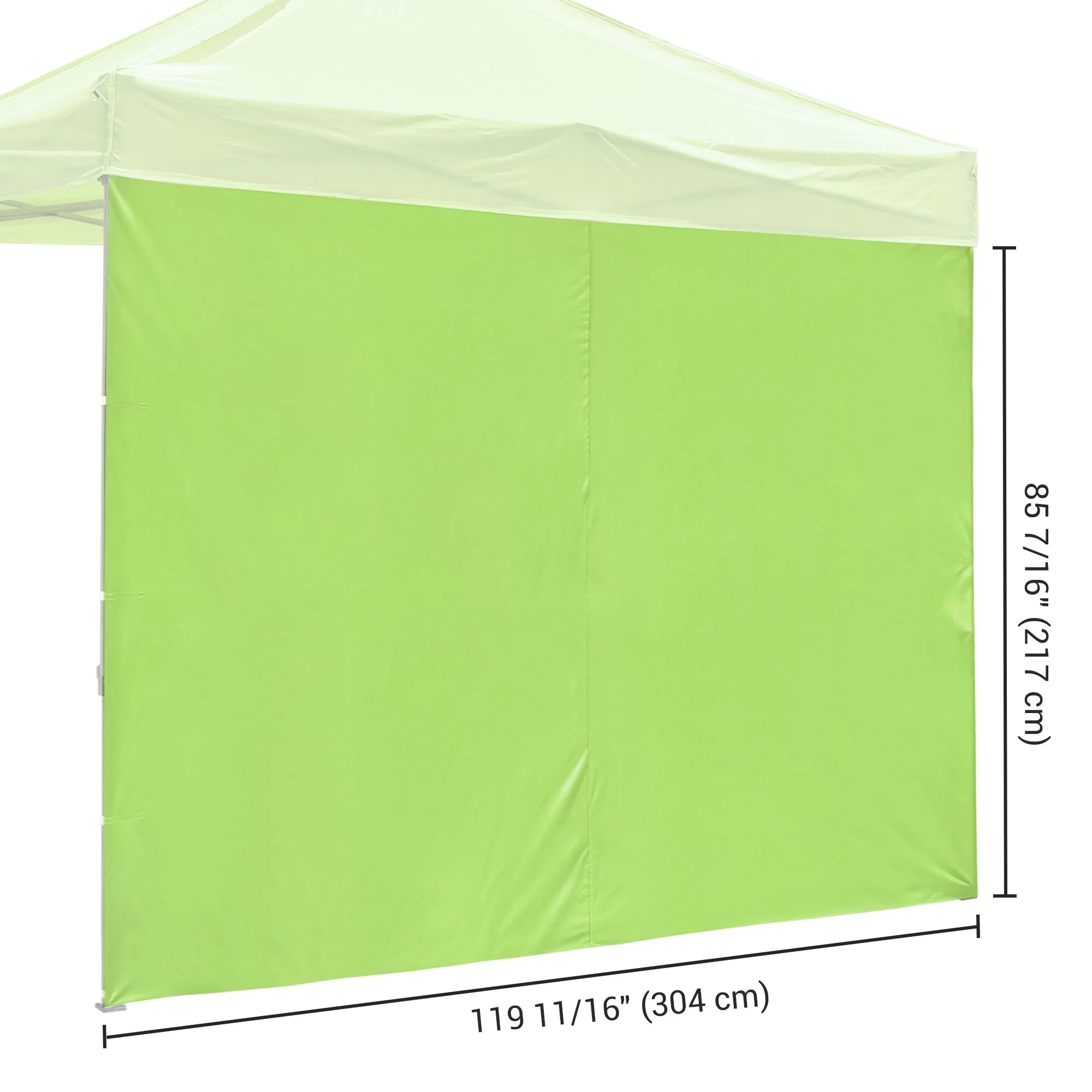 1080D 120g Sidewall UV30+ 2 Pieces Canopy Sidewall A443