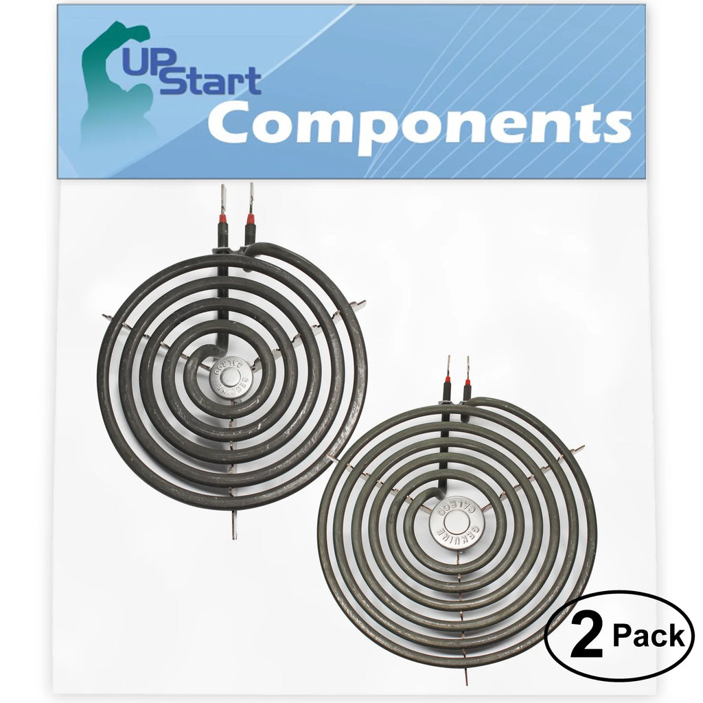 2-Pack 8 inch 6 Turns & 6 inch 5 Turns Surface Burner Elements Y17594