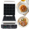 Nonstick Electric Mini Round Waffle Maker Machine Y785719