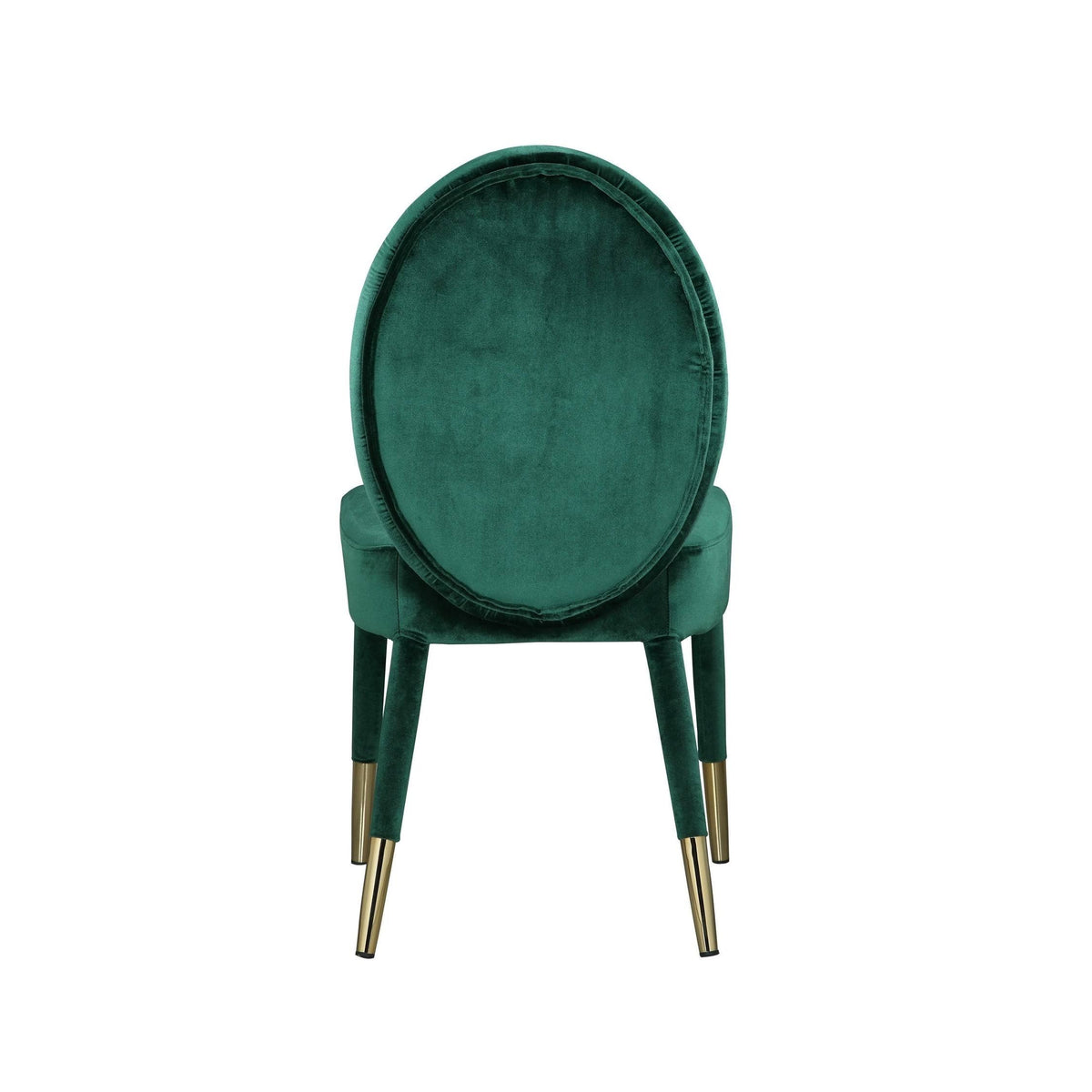 Velvet Dining Chair Set of 2 Grey P236