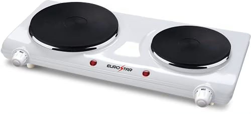 White Double Burner T4757