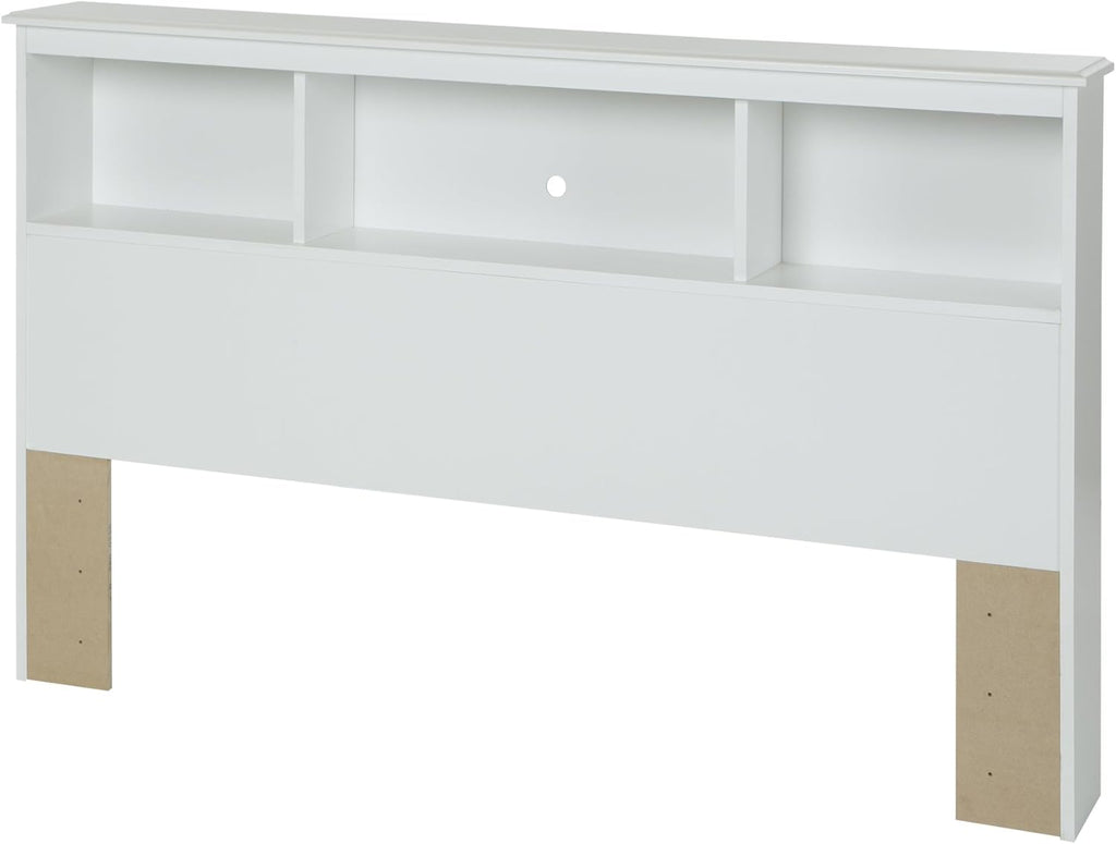 Pure White Bookcase Headboard U70459