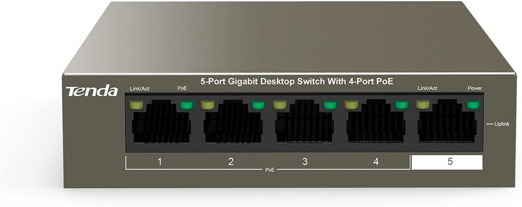 Layer-3 Managed PoE Switch with 9 PoE Ports and 1 SFP V505108