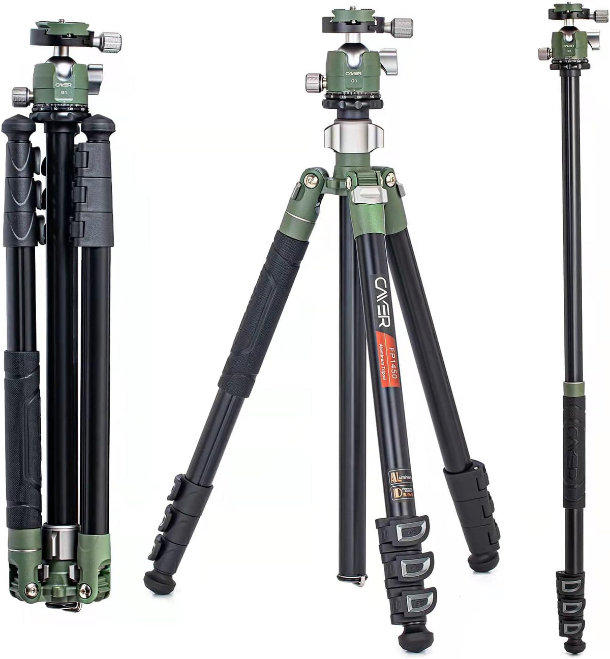 Aluminium 4-Section Camera Tripod with Ball Head V256