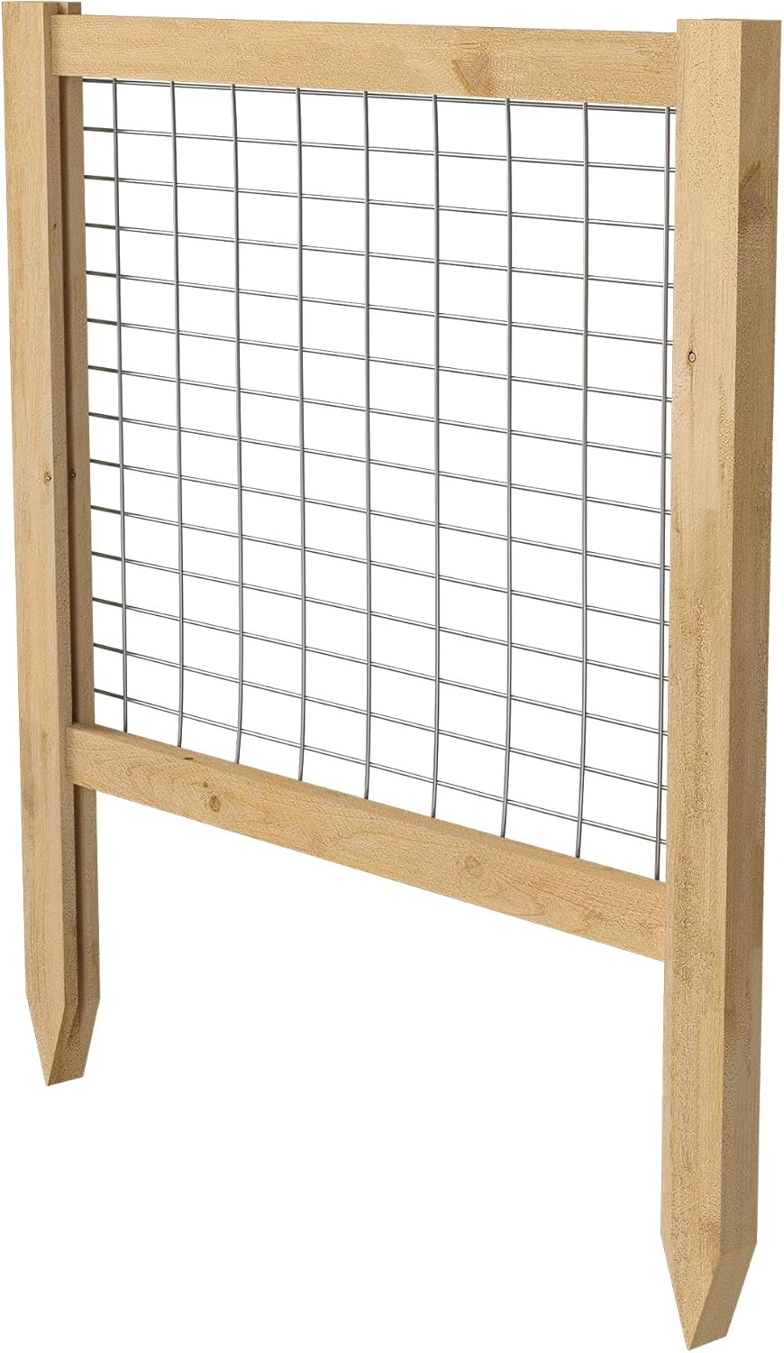 2 Pack 23.5" Cedar Garden Fence V7964