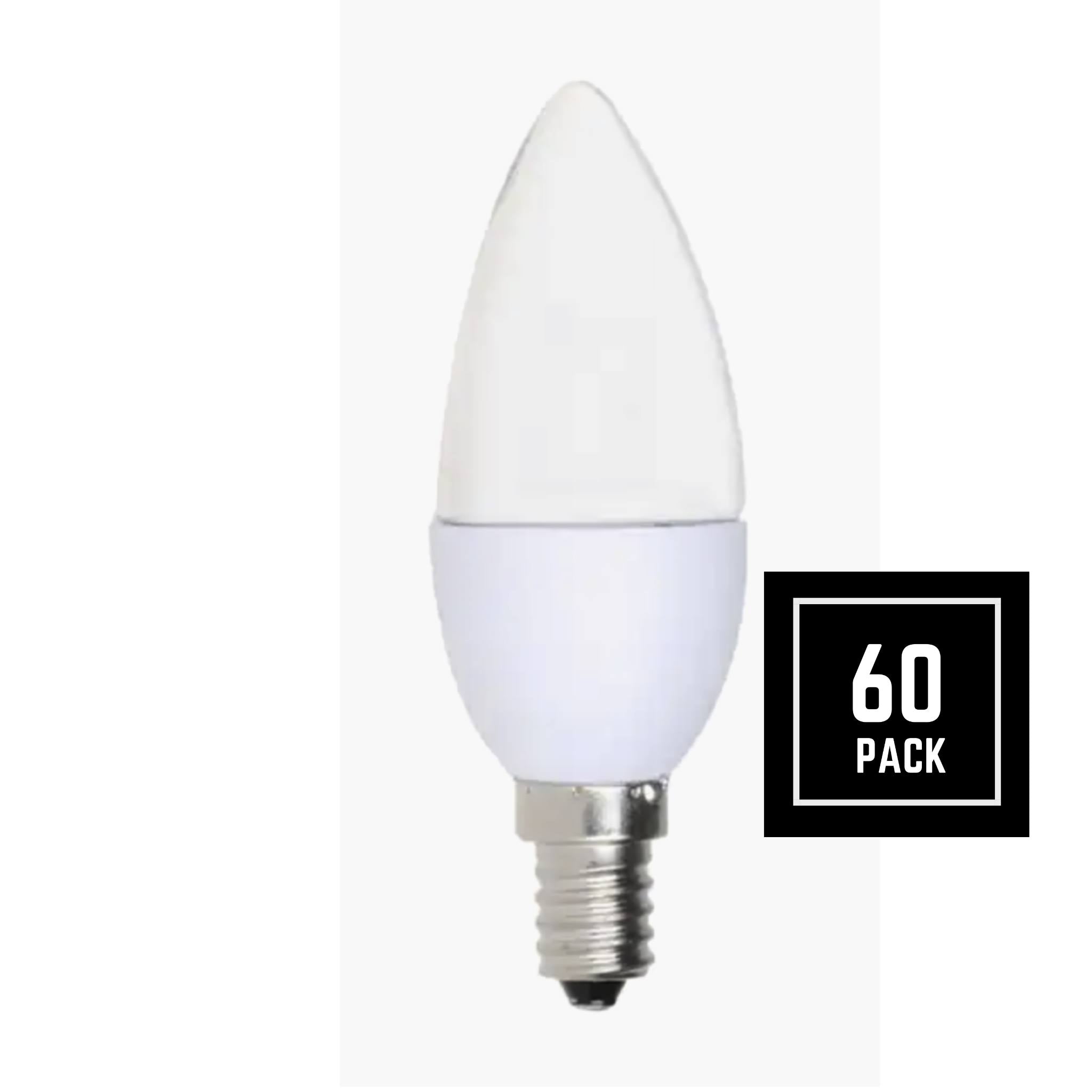 5W Dimmable Warm White Light Bulbs 60-Count Contractor Pack V865206